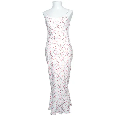 Klänning (Vit, Röd) från May Elastan, Polyester