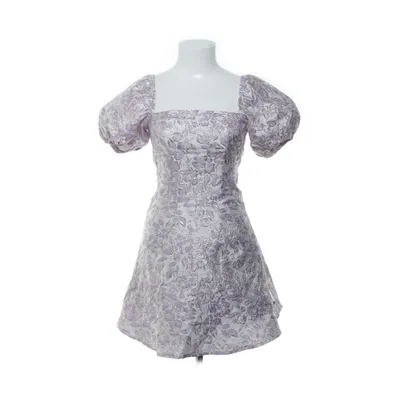 Kjole (Lilla, Hvid, Guld) fra Miss Selfridge Metallfiber, Nylon, Polyester
