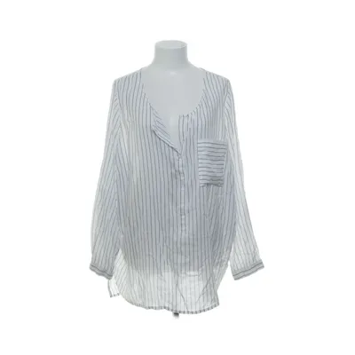 Blouse (Wit, Blauw) van Yessica