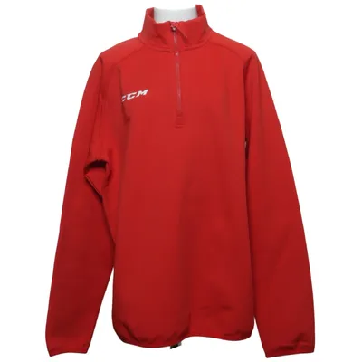 Polaire (Rouge) de CCM Élasthane, Polyester