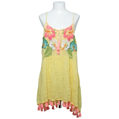 Robe de plage (Jaune, Multicolore) de Miss June Viscose