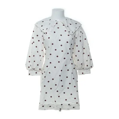 Dress (White, Brown) from Ganni