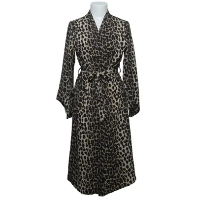 Wrap dress (Beige, Black) from Boohoo Polyester