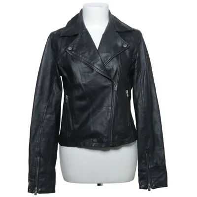 Bikerjakke (Sort) fra Ben Sherman Læder, Polyester