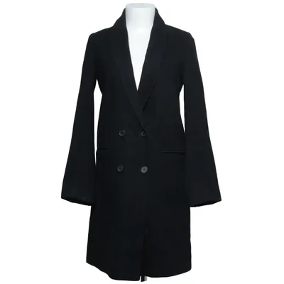 Manteau (Noir) de Laura Clement Polyamide, Polyester, Laine