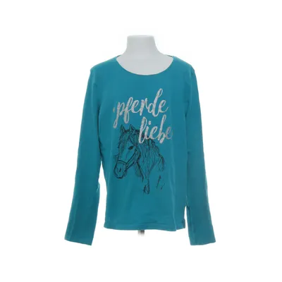 Langærmet t-shirt (Turkis) fra Yigga Bomuld