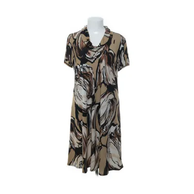 Klänning (Beige, Brun, Svart) från Perceptions Elastan, Polyester