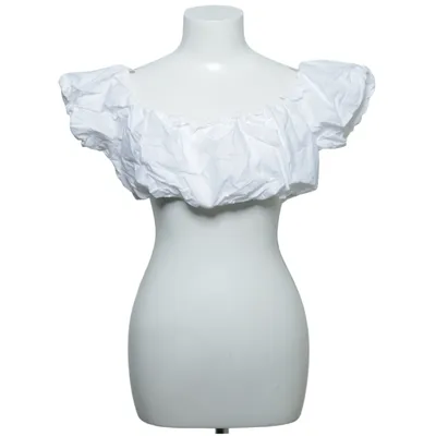 Crop Top (Weiß) von H&M Trend Baumwolle