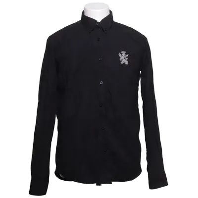 Buttondown-skjorta (Svart) från Åbro Bomull, Polyester
