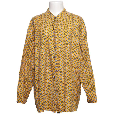 Shirt (Geel, Blauw, Zwart) van Walbusch Katoen
