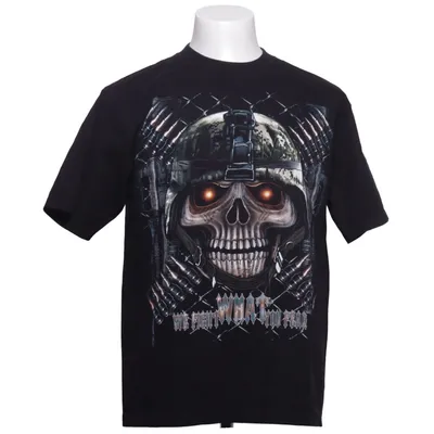 T-shirt (Svart, Flerfärgad) från Rock Eagle Bomull