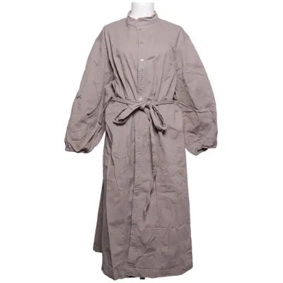 Skjortekjole (Grå, Beige) fra H&M Bomuld, Elastan