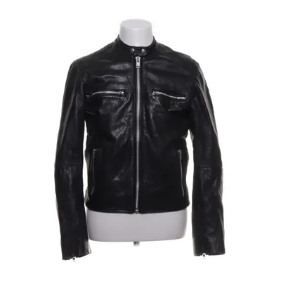 Läderjacka (Svart) från Rock'n Blue Bomull, Skinn, Polyester