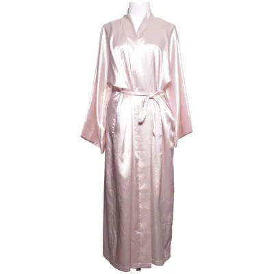 Dressing gown (Pink, White) from Missya Elastane, Polyester