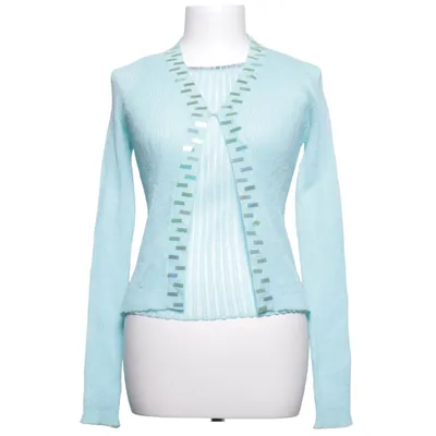 Cardigan (Blue) from C2C Cedosce Acrylic, Polyamide