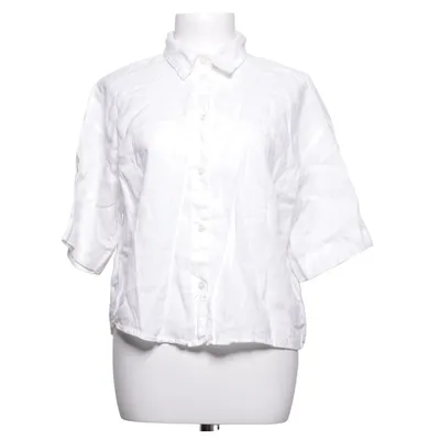 Chemise à manches courtes (Blanc) de H&M Premium Quality Lin