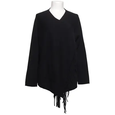 Cardigan (Sort) fra Luisa Cerano Kashmir, Merinould, Silke