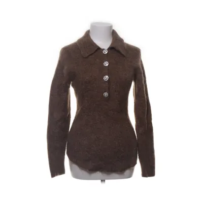 Cardigan (Brown) from H&M Edition Angora, Elastane, Mohair, Polyamide, Wool