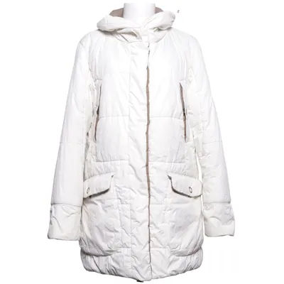 Manteau d'hiver (Blanc, Beige) de District