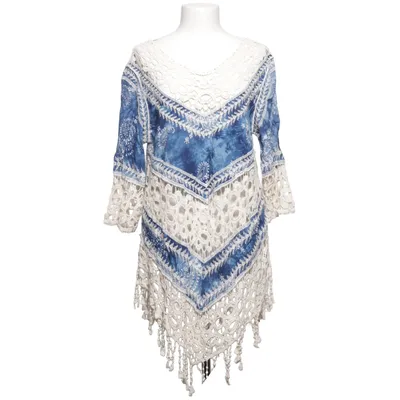 Robe de plage (Bleu, Blanc) de R&F Coton