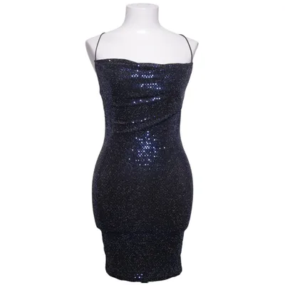 Aftonklänning (Blå, Svart, Silverfärgad) från New Look