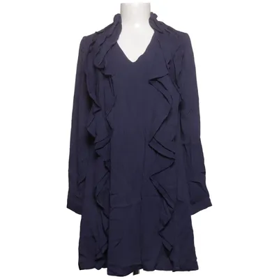 Jurk (Blauw) van Atos Lombardini Katoen, Polyester, Viscose
