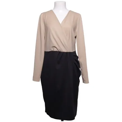 Klänning (Beige, Svart) från Fashionmia Elastan, Polyester