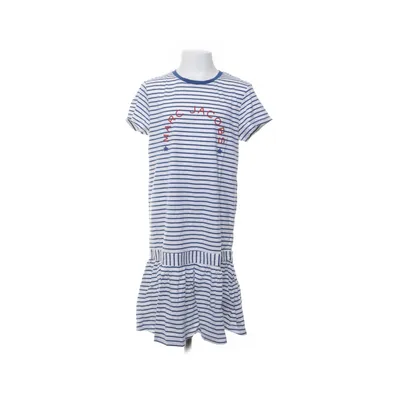 Klänning (Vit, Blå) från Little Marc Jacobs Bomull, Modal