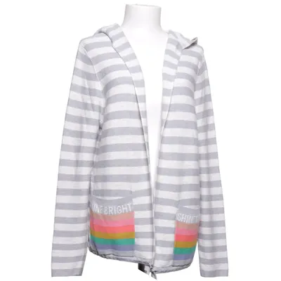Cardigan (Grijs, Wit, Meerkleurig) van Oui Katoen, Zijde, Viscose