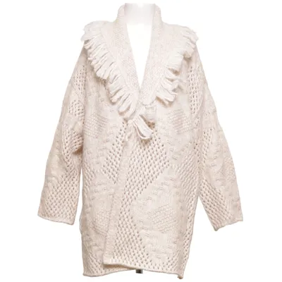 Cardigan (Beige) de Gina Benotti Polyester recyclé, Laine
