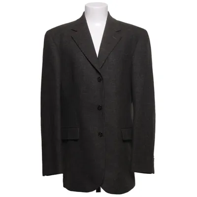 Blazer (Gray) from Enrico Silvanni Viscose, Wool