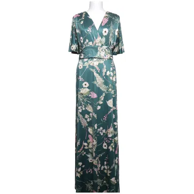 Omlottklänning (Grön, Flerfärgad) från Top Vintage Elastan, Polyester