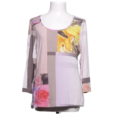 Blouse (Rose, Jaune, Multicolore) de Eva & Claudi Élasthane, Viscose