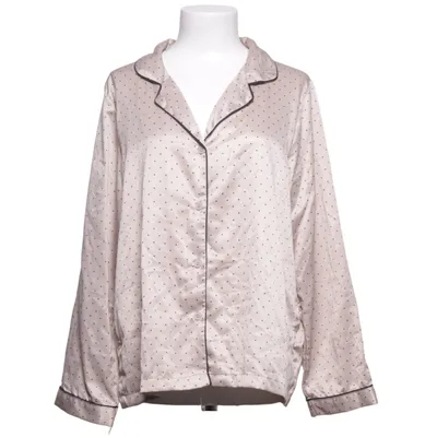 Pyjamasskjorta (Beige, Svart) från Ladies lounge Polyester