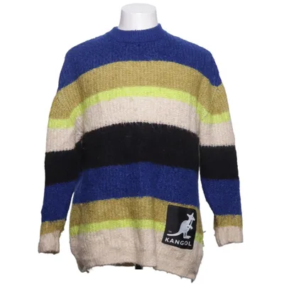 Pull-over (Bleu, Multicolore) de Kangol x H&M Acrylique, Élasthane, Polyester, Laine