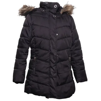 Vinterjacka (Svart) från H&M Pälsimitation, Polyester