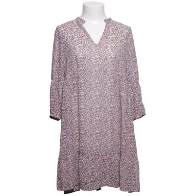 Klänning (AGATE SMALL PURPLE FLOWER GOLD SPLASH) från Continue Polyester
