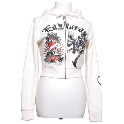 Capuchon sweater (Wit, Meerkleurig) van Ed Hardy Katoen, Polyester