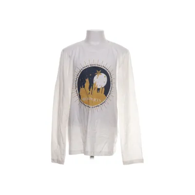 Langærmet t-shirt (Hvid, Flerfarvet) fra Harry Potter Bomuld