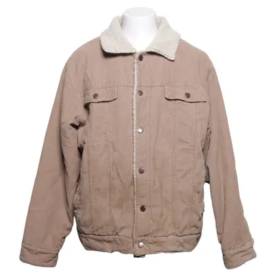 Shearlingjacka (Beige, Vit) från Identic Bomull, Polyester