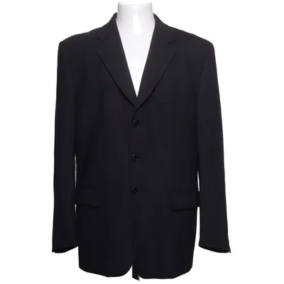 Kavaj (Svart) från Giuliano Polyester, Ull