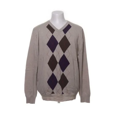 Pullover (Beige, Lila, Brun) från Dressmann Bomull