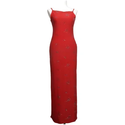 Maxi dress (Red) from Glitzy Elastane, Polyester