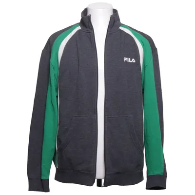 Jacka (Grå, Grön, Vit) från Fila Bomull, Polyester
