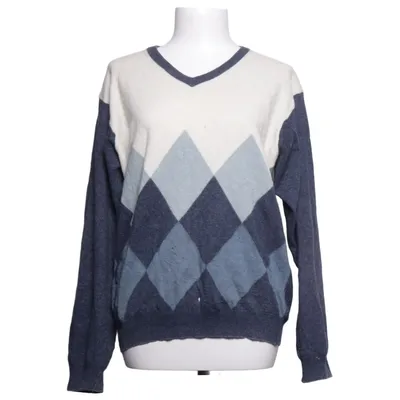 Pull-over (Bleu, Blanc, Gris) de Pal Zileri Cachemire, Laine de mouton, Polyamide, Viscose