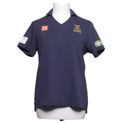 Pikétröja (Blå) från Uniqlo Elastan, Återvunnen polyester
