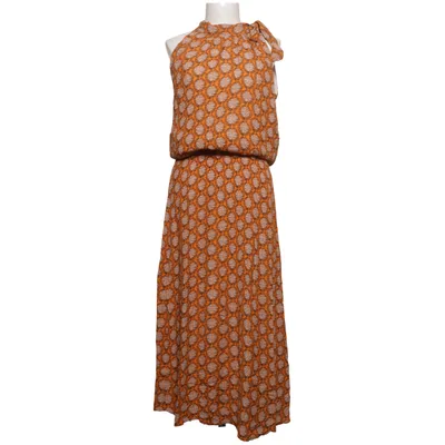 Maxi jurk (Oranje, Wit, Zwart) van Xandres Katoen, Viscose