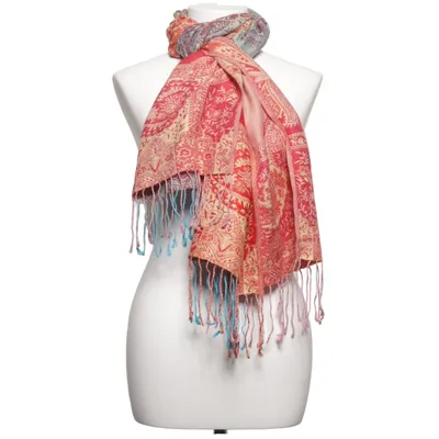 Scarf (Red, Multicolored)