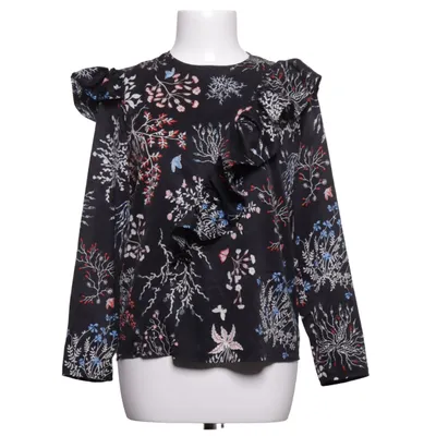Blouse (Black, Multicolored) from Mango Casual