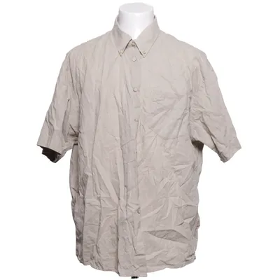 Korte mouwen shirt (Beige) van Luciano Katoen, Linnen